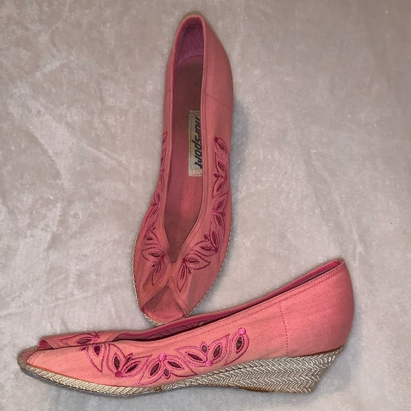 🌺3/$15 PINK 👡Vintage Norsport Woman’s Dress Shoes - Picture 7 of 9